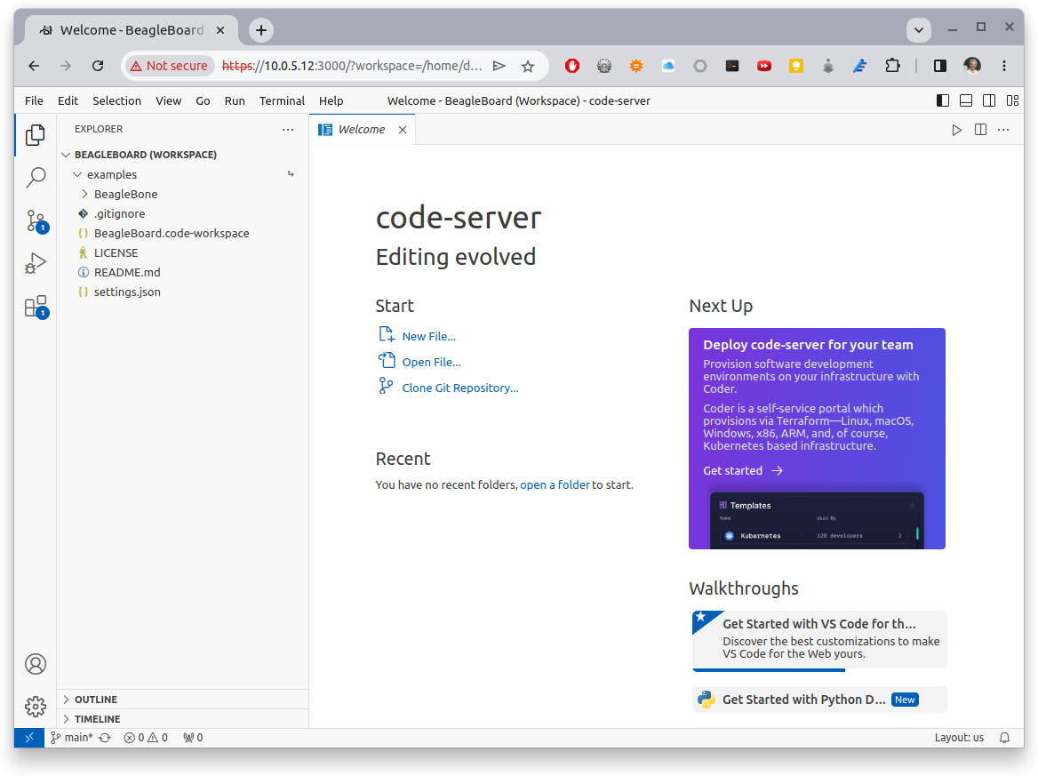 The Visual Studio Code IDE